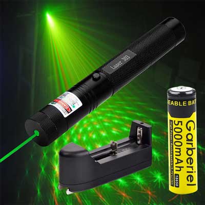 Green Laser Pointer – Rechargeable, Adjustable Focus, Professional Laser Light