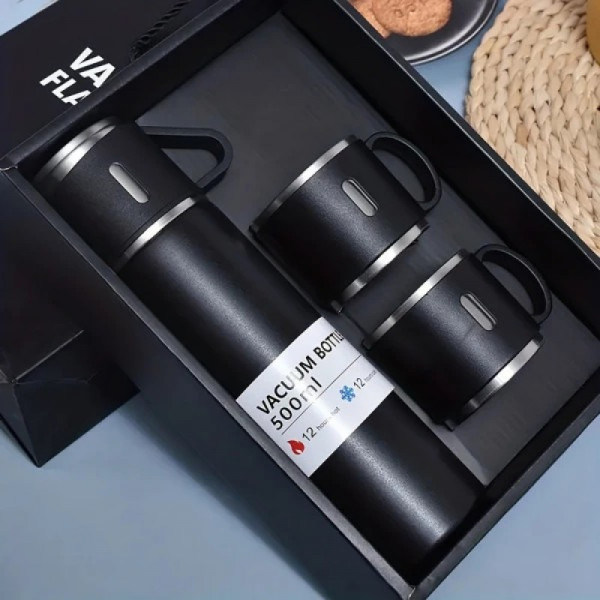 Vacuum Flask Set(Black)