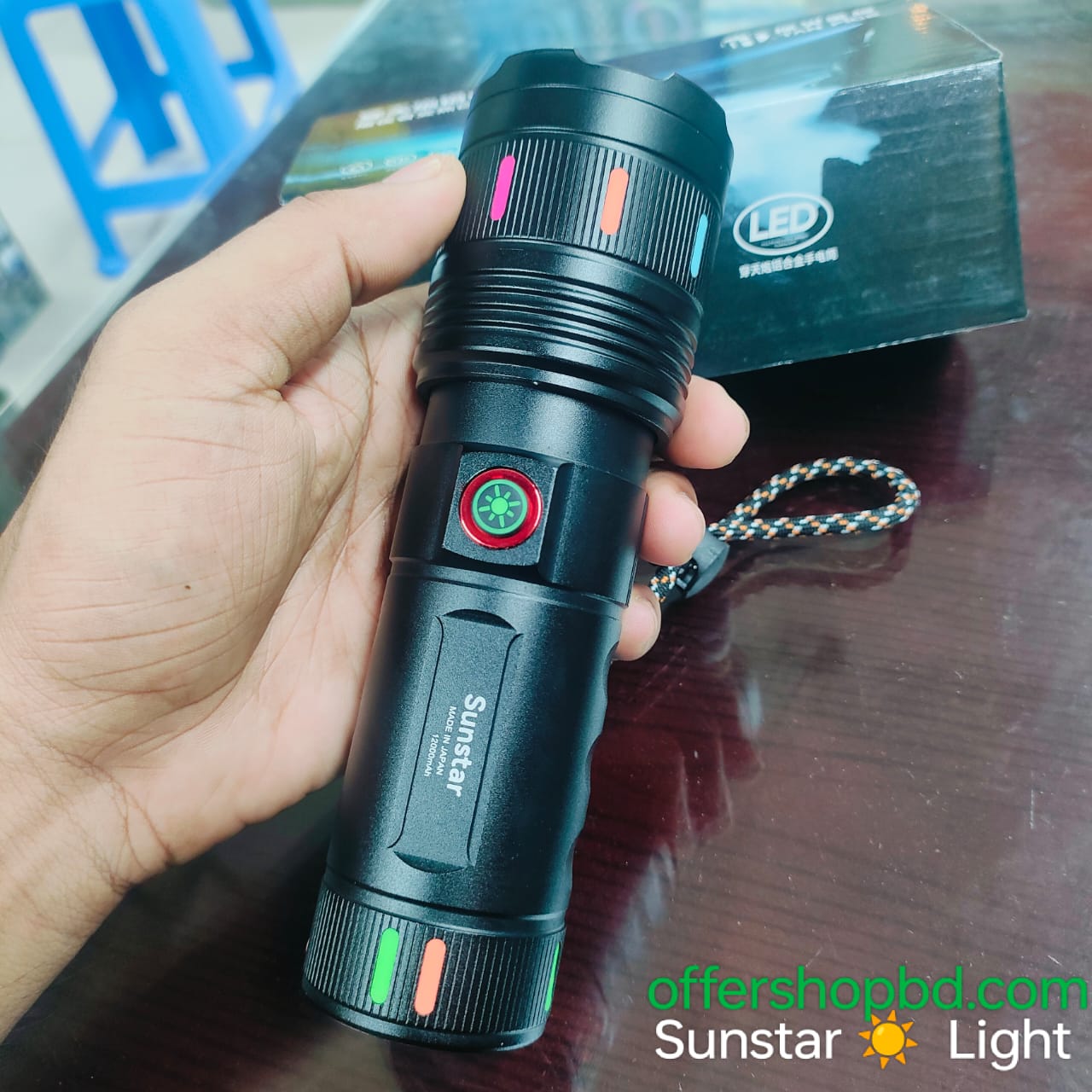 Torch Light, LED Light, Handy Light, Type-C, USB, High Lumen Torch Light with Zoomable, 4 Modes,Power Bank, Super Bright Torch Lights, Rechargeable Torch.